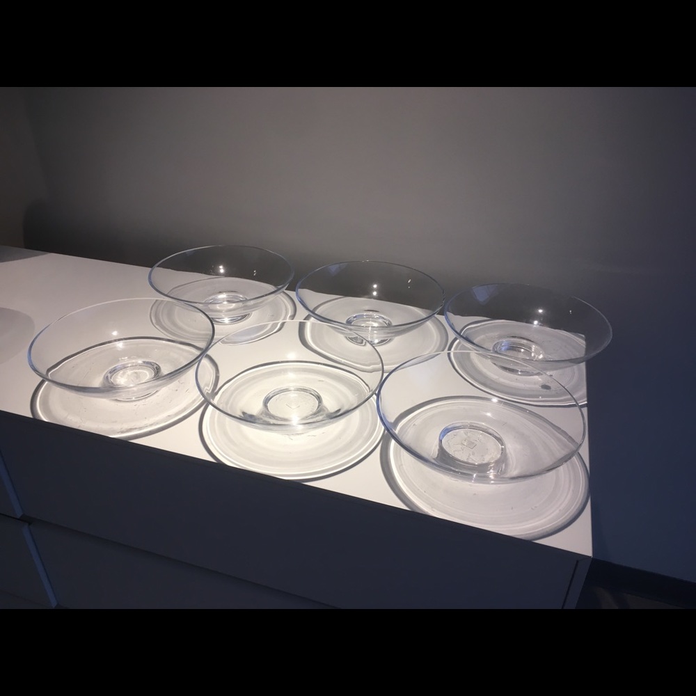 Crate & Barrel Water Lily Bowls